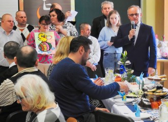 Obrazek: Spotkanie Wielkanocne w Powiatowym Ośrodku Wsparcia
